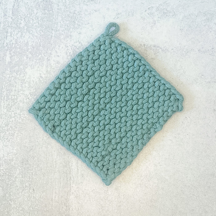 Crocheted Pot Holder MINT