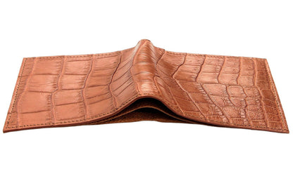 Unfolded exterior seen edge-on, belly tiles running unbroken across both panels and peaking at the center fold.