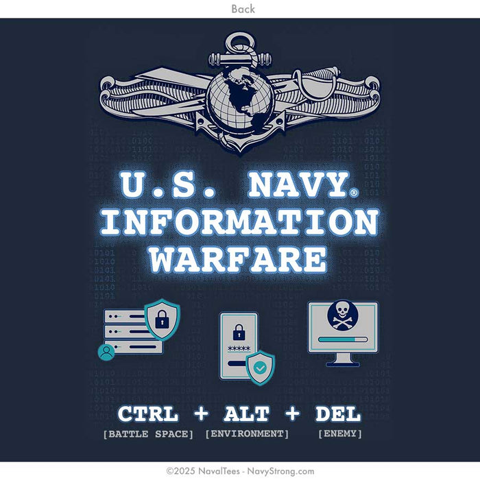 "CTRL ALT DEL" Tee | Navy