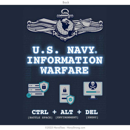 "CTRL ALT DEL" Tee | Navy