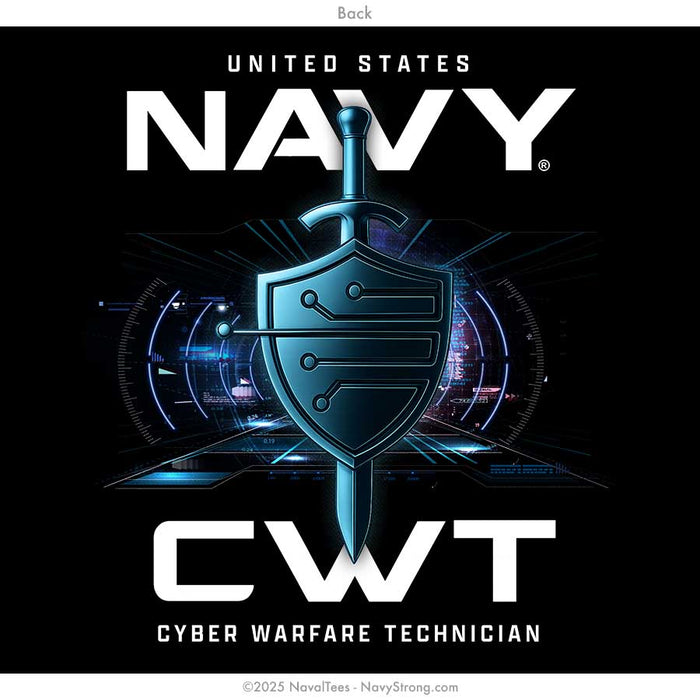 "Cyber Warfare Technician" Tee | Black