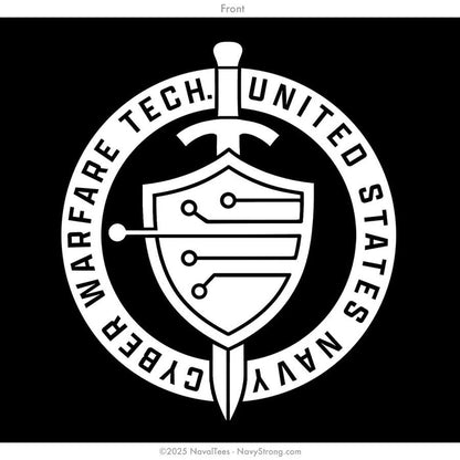 "Cyber Warfare Technician" Tee | Black