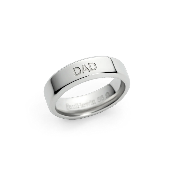 Dad Ring Silber