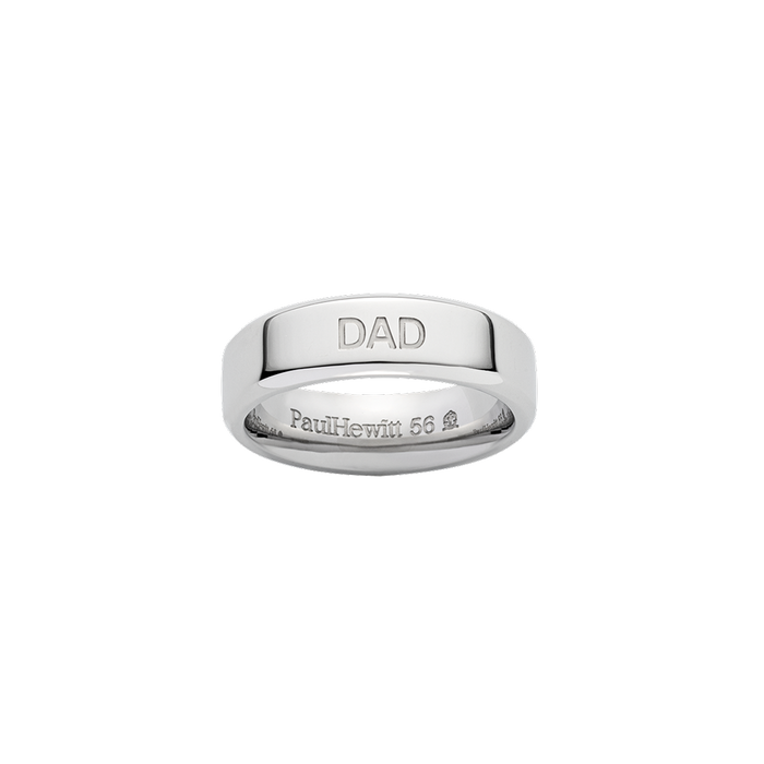 Dad Ring Silber
