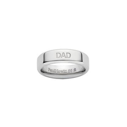 Dad Ring Silber