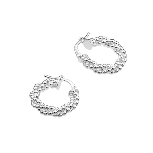 Dagg Hoop örhängen | 925 silver