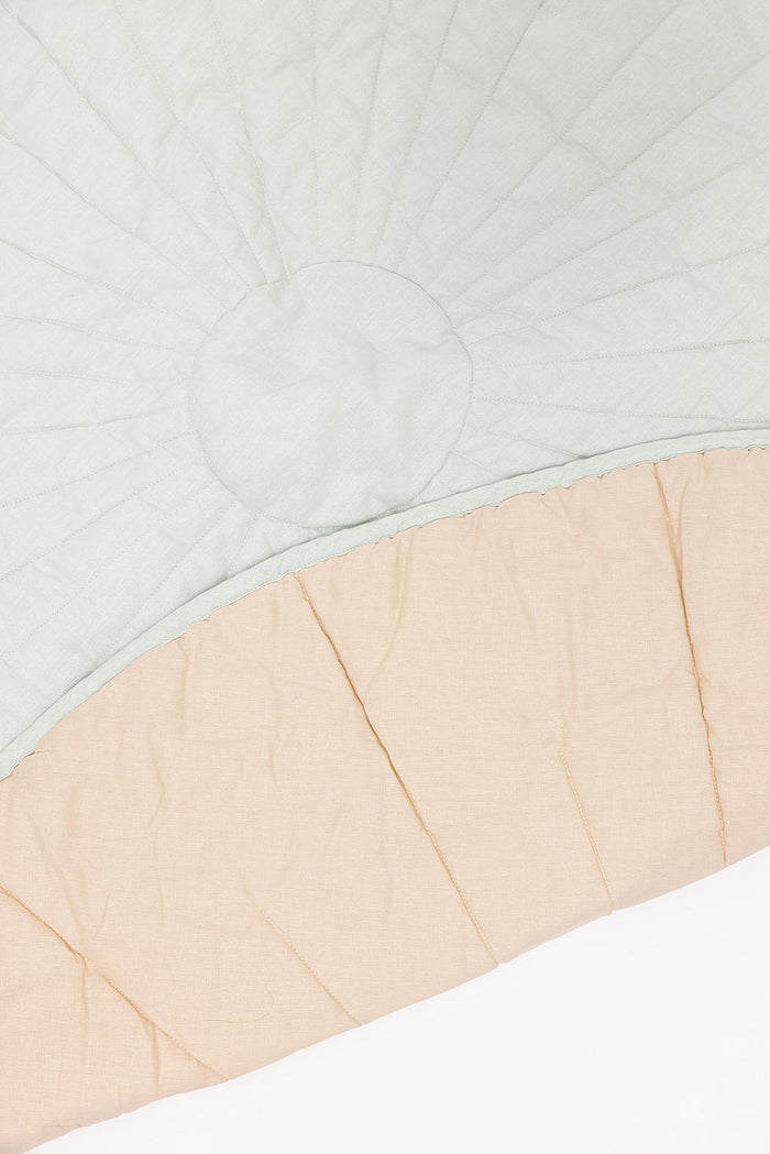 Damson/Sparrow - Linen Quilted Playmat