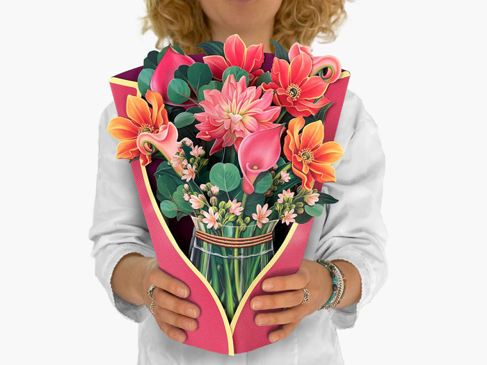 Dear Dahlia Pop Up Greeting Bouquet