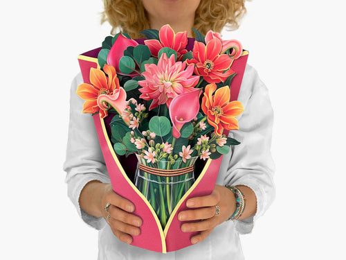 Dear Dahlia Pop Up Greeting Bouquet