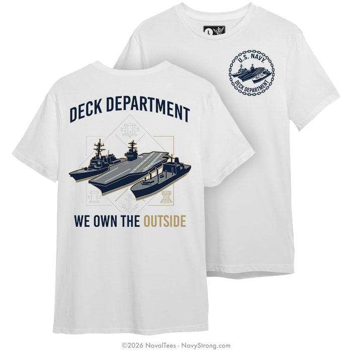 "Deck Department" Tee | White