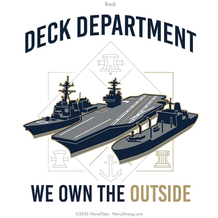 "Deck Department" Tee | White