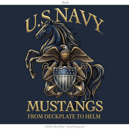 "Deckplate to Helm" Tee | Navy