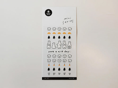 Deco.02 Bears Sticker Sheet 107