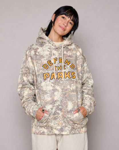 Shop Defend the Parks Bear Hoodie Inspired by Protecting National Parks  | camo