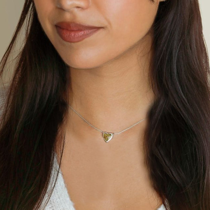 Delicate Dune Heart Necklace Myrtle Beach
