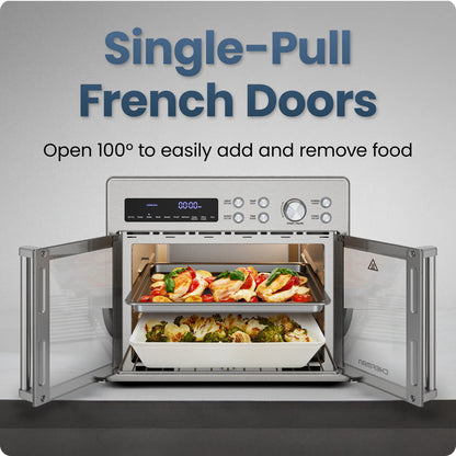 Digital French Door Air Fryer + Oven