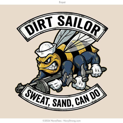 "Dirt Sailor" Long Sleeve Tee | Khaki