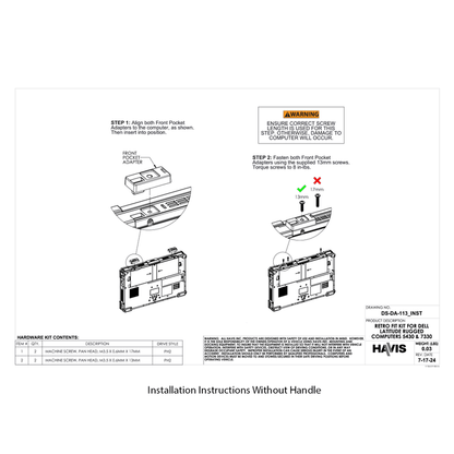 Docking Station For Rugged 5430 & Rugged 7330 | DS - DELL - 415 & DS - DA - 113 - Rugged Books Inc.