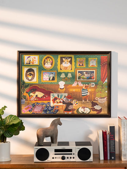 Doggie Art Gallery | 1,000 Piece Jigsaw Puzzle