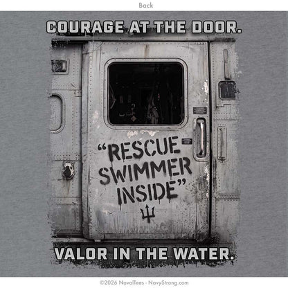 "Door of Valor" Tee | Heather Graphite