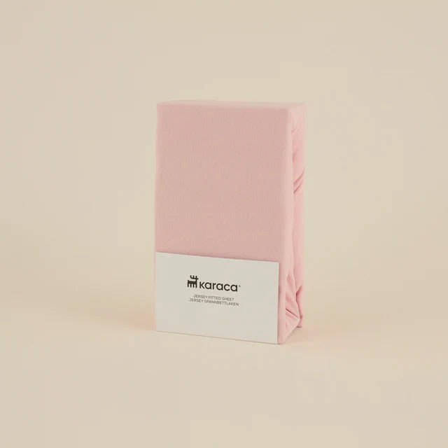 Drap-housse Jersey Karaca Home, 100x200+30 cm, Rose Pâle