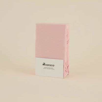 Drap-housse Jersey Karaca Home, 100x200+30 cm, Rose Pâle