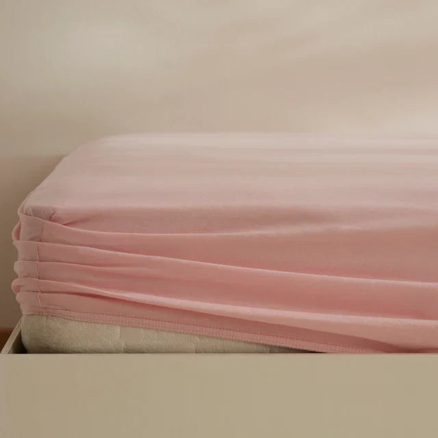 Drap-housse Jersey Karaca Home, 100x200+30 cm, Rose Pâle