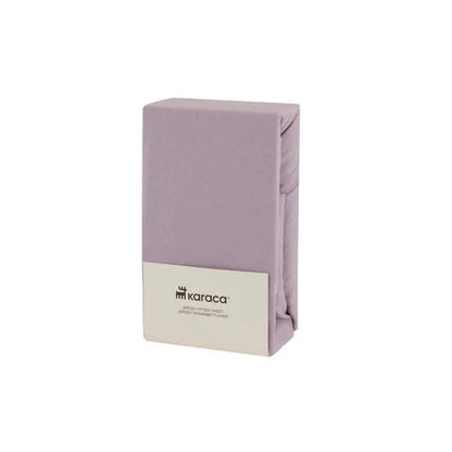 Drap-housse Jersey Karaca Home, 120x200+30 cm, Lilas