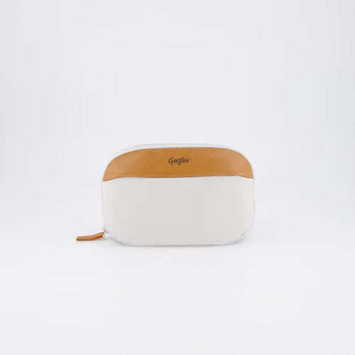Echo Tech Pouch lifestyle – on a shared desk with accessories