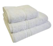 Ecoknit White Bath Mat 55x75cm