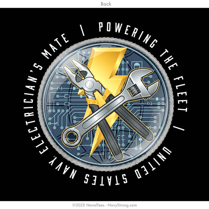 "Electricians Mate" Tee | Black