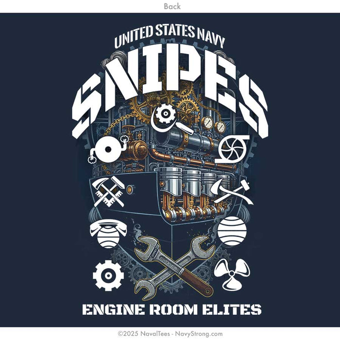 "Engine Room" Tee | Navy