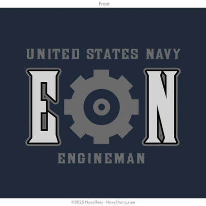 "Engineman" Hooded Sweatshirt | Navy