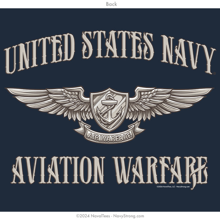 "Enlisted Aviation Warfare" Hooded Sweatshirt | Navy