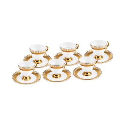 Ensemble de Tasses à Café Karaca Hürrem pour 6 Personnes, 90 ml