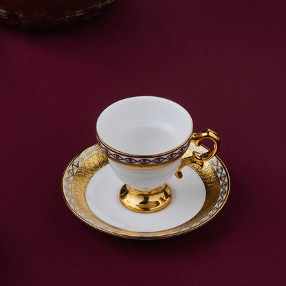 Ensemble de Tasses à Café Karaca Hürrem pour 6 Personnes, 90 ml