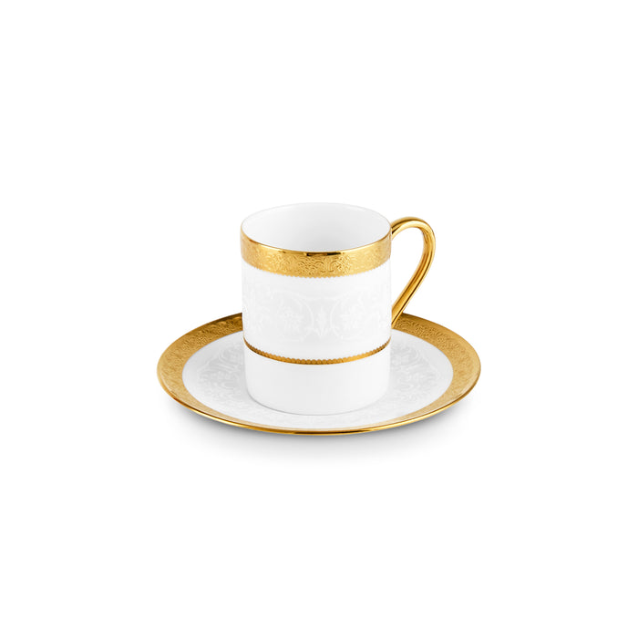 Ensemble de Tasses à Café Karaca Royal Bone Victoria pour 6 Personnes, 90 ml