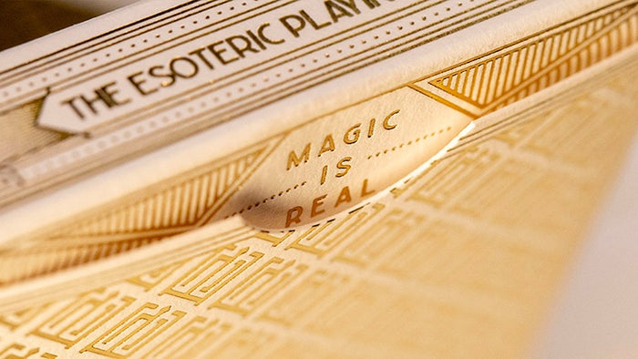 Esoteric Gold Edition Playing Cards by Eric Jones Playing Cards by RarePlayingCards.com