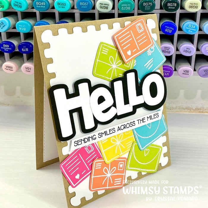 Extreme Postage Die Set - Whimsy Stamps