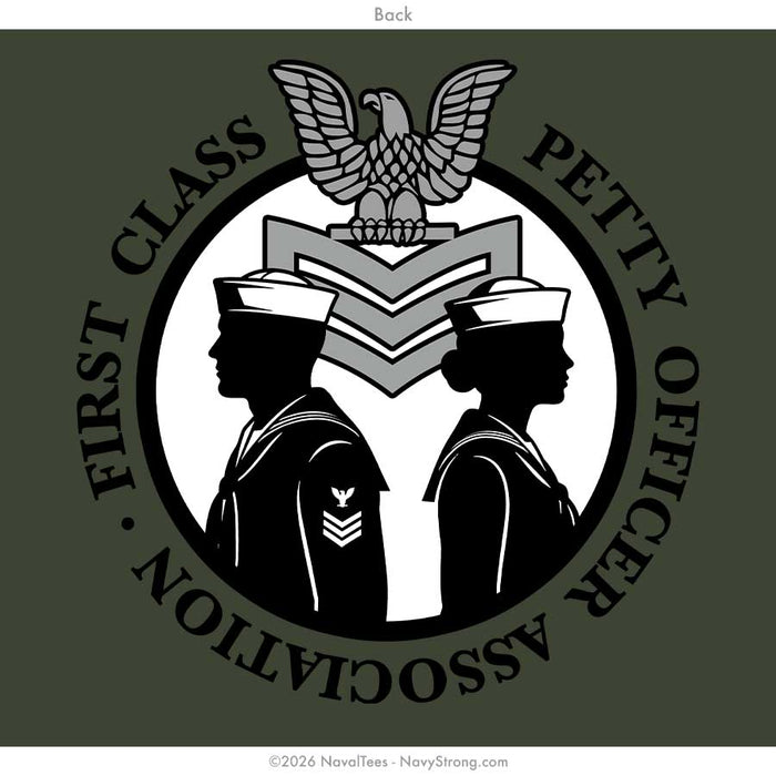 "FCPOA Silhouette" Hooded Sweatshirt | Military Green