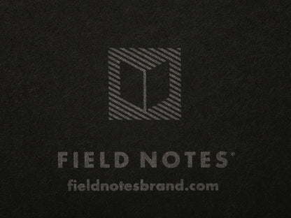FIeld Notes Pitch Black Memo Book Set of 3