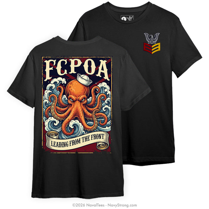 "First Class Squid" Tee | Black
