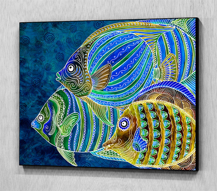 Fish School Wall Art Panel