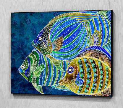 Fish School Wall Art Panel