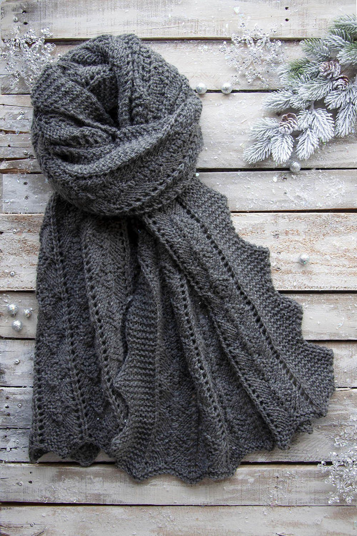 Flocked Stole Pattern Universal Yarn