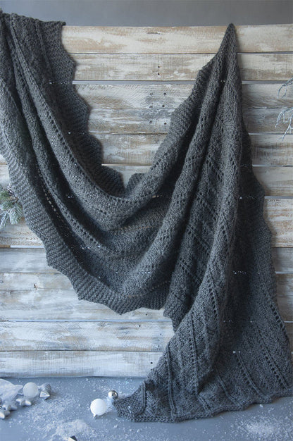 Flocked Stole Pattern Universal Yarn