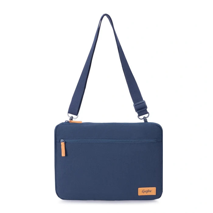 Flow laptop sleeve – angled view showing slim profile