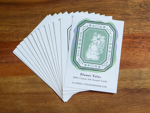 Flower Tales Ink Swatch Cards
