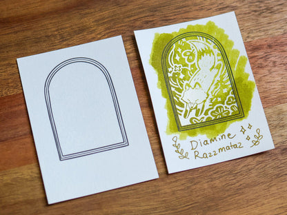 Flower Tales Ink Swatch Cards