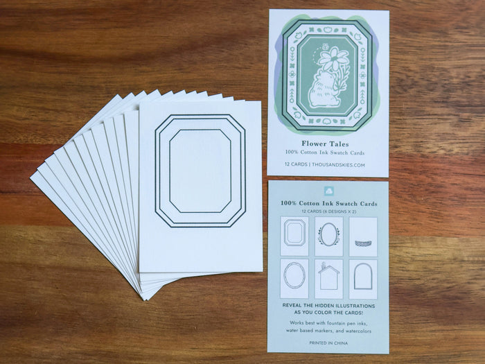 Flower Tales Ink Swatch Cards